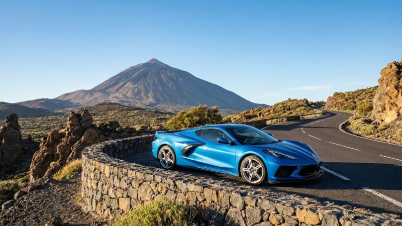 Chevrolet Corvette C8 na Tenerife: recenzia jazdy po ostrove