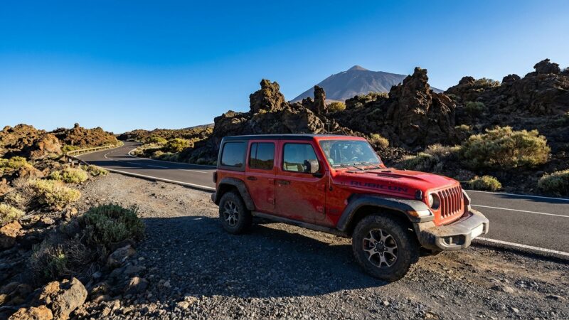 Jeep Wrangler Rubicon na Tenerife: recenzia jazdy