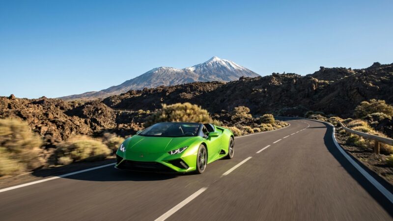 Lamborghini Huracán EVO Spyder na Tenerife: recenzia