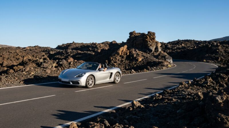 Porsche 718 Boxster na Tenerife: recenzia jazdy po ostrove