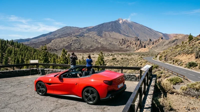 Požičanie Ferrari na Tenerife: ceny a ako vyzerá deň