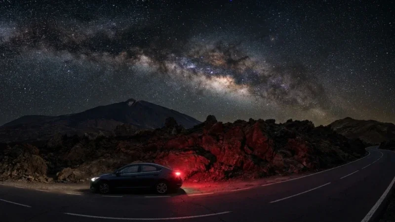 Pozorovanie hviezd na Tenerife: nočná jazda na horu Teide